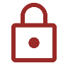 icon of a lock representing security
