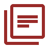 stack of books or papers icon
