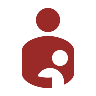 Icon: mother and newborn baby