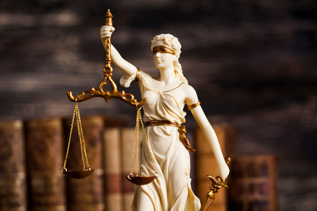 statue of blind justice