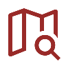 icon: searching on a map