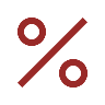 Icon: Percentage sign